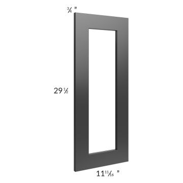 Kingston Steel Grey Shaker 12x30 Glass Door Only
