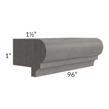 Providence Slate Grey 96" Light Rail Molding