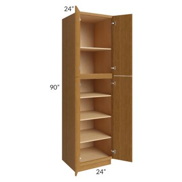 Township Rift Oak 24x90 Wall Pantry Cabinet