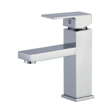 Chrome Single Handle Bathroom Faucet  4-3/4" x 7"