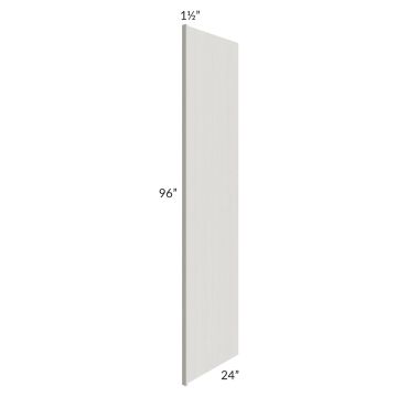 Midtown Light Grey Shaker 24x96 Refrigerator End Panel with 1-1/2" Stile