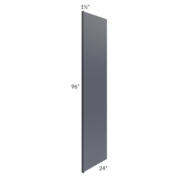 Midtown Indigo Shaker 24x96 Refrigerator End Panel with 1-1/2" Stile