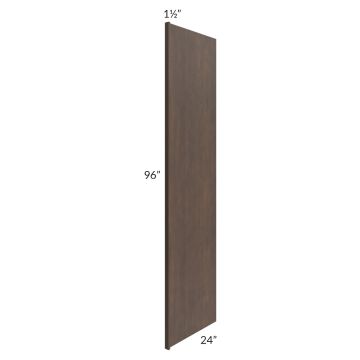 Vienna Kona Brown 24x96 Refrigerator End Panel with 1-1/2" Stile