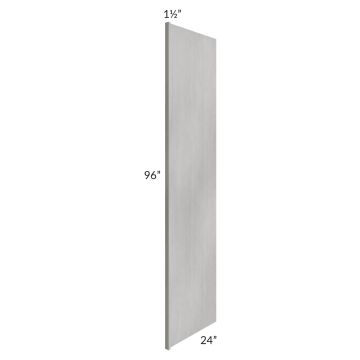 Gramercy Grey Mist 24x96 Refrigerator End Panel with 1-1/2" Stile