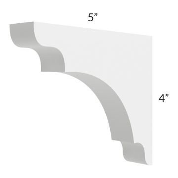 Township White Traditional Simple Corbel