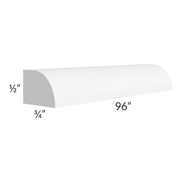 Portland White 96" Shoe Molding