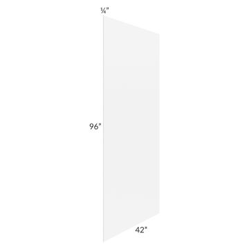 Brilliant White Shaker 42x96 Finished Veneer Panel