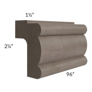 Signature Vanilla 96" Light Rail Molding