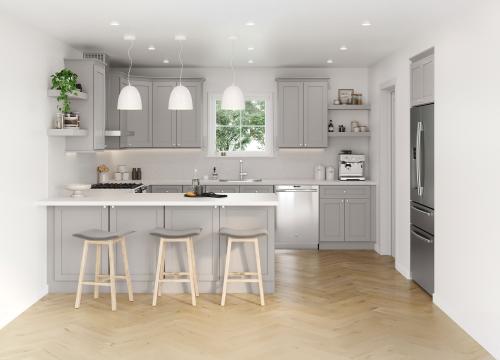 Midtown Painted Grey Shaker