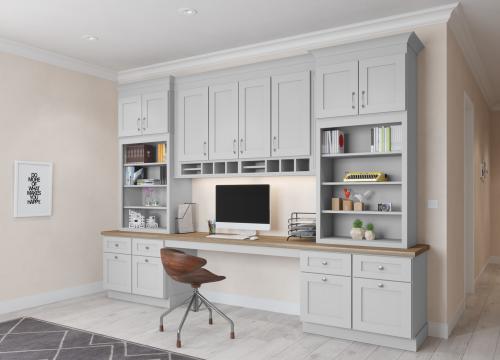 Midtown Painted Grey Shaker